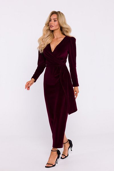 Made of Emotion Velour evening maxi dress