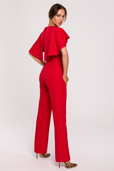 Made of Emotion Elegant jumpsuit with a cape