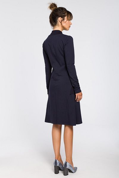 BEWEAR Dress with wedges and ribbed inserts