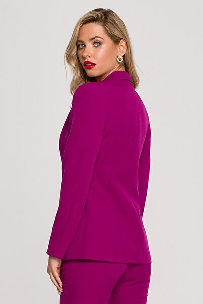 Makover Blazer elegant cu nasturi decorativi