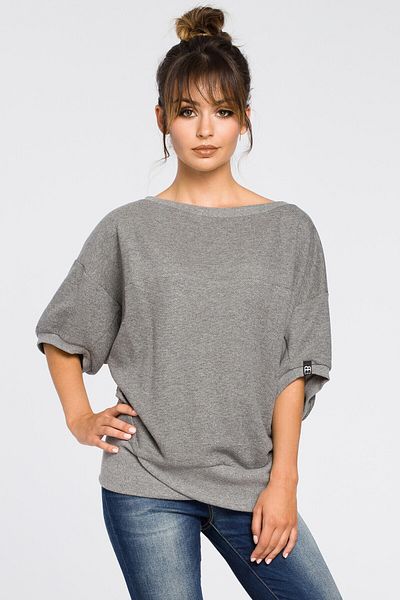 BEWEAR Oversized sweatshirt with kimono sleeves