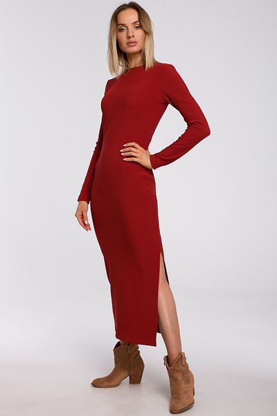 Made of Emotion Rochie maxi cu fanta la picior