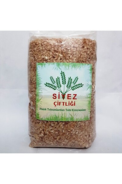 SİYEZ ÇİFTLİĞİ Esmer Kırmızı Glutensiz Pirinç Kepekli Tosya Pirinç 1kg