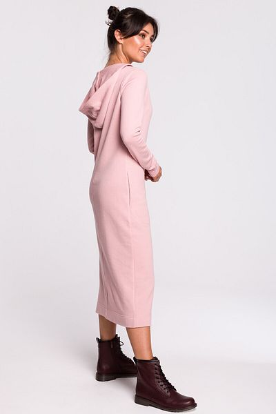 BEWEAR Rochie maxi cu glugă