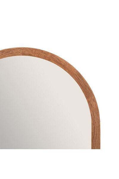 Atmosphera Gianni Rubberwood Mirror 35 x 90cm