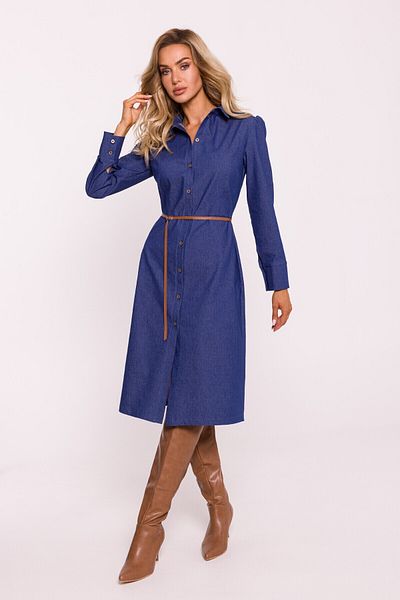 Made of Emotion Rochie stil cămașă lungime midi