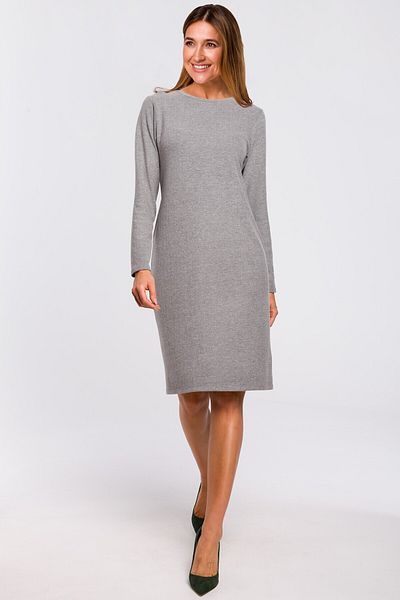 Stylove Sweater dress with long sleeves