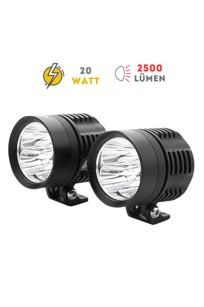 Knmaster Husky 20w Uyumlu Motosiklet Led Sis Farı