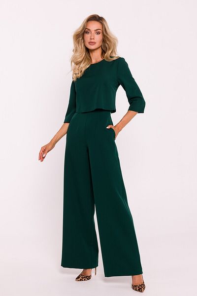 Made of Emotion Jumpsuit with a double-layered top and wide legs