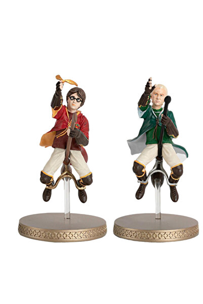 Harry Potter Harry & Draco Quidditch Duo Figurines
