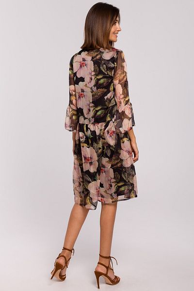 Stylove Rochie din sifon cu talie joasa