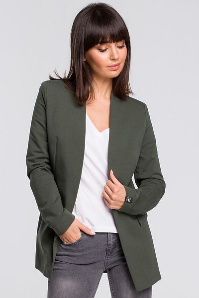 BEWEAR Blazer fără nasturi - Design cu cravată în față