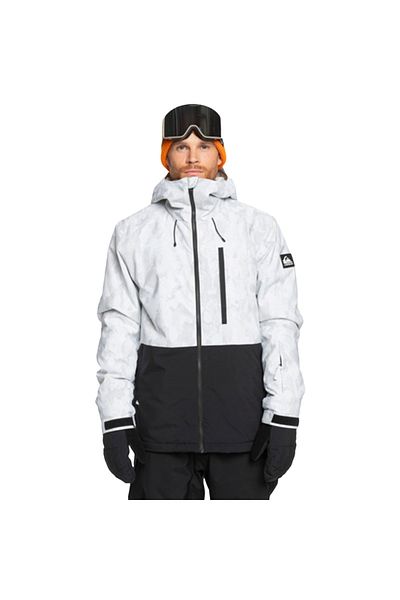 Quiksilver معطف تزلج رجالي Eqytj03478-41146 Mission مطبوع عليه Block Jk