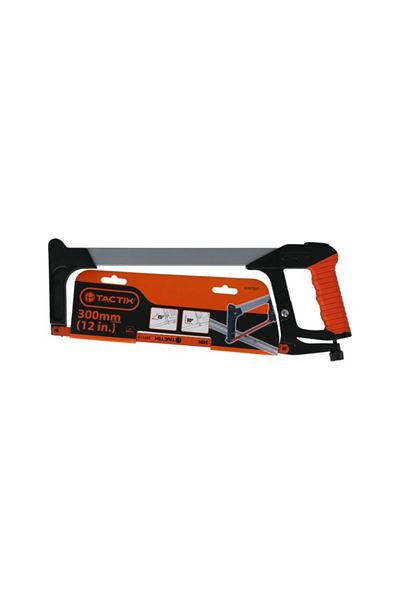 Tactix Heavy Duty Sturdy Multi Functional Hacksaw Frame 12inch