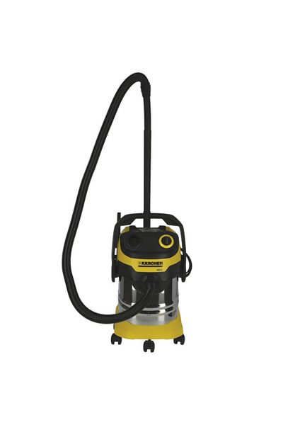 Karcher مكنسة كهربائية WD5 Premium Drum بقوة 1100 وات للتنظيف الجاف والرطب بسعة 25 لترًا - ضمان لمدة عامين