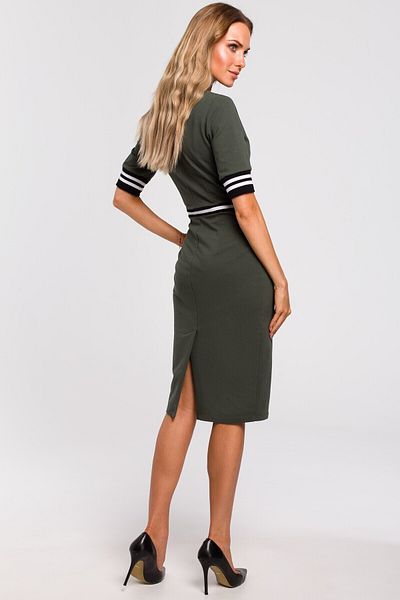 Made of Emotion Dress with ribbed insert panels
