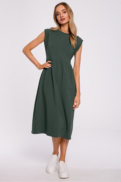 Made of Emotion Midi dress with decorative sleeves