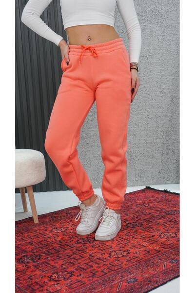 Neva Wear Φόρμα από μαλακό υφή επένδυση fleece σομόν