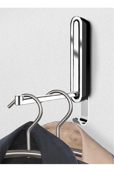 Wenko Sigma Premium Black Folding Hanger - Made in Germany