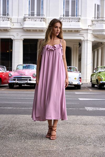 Made of Emotion A-line dress with thin straps