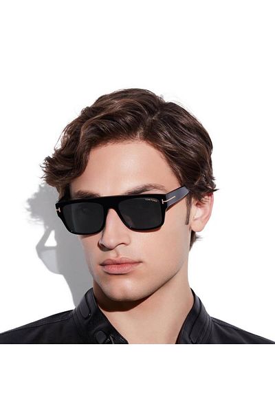 Tom Ford Tomford Dunning-02 Tf907 01V Unisex Sunglasses - 55-19