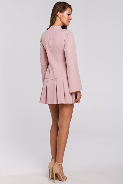 Makover Dress with inverted pleats at the bottom