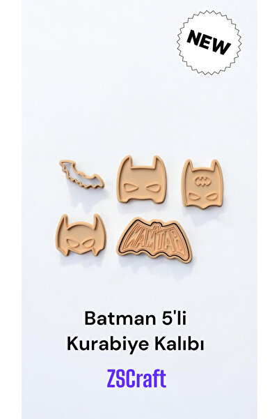 zscraft Batman Kurabiye Kalıbı Ve Şeker Hamuru Kalıbı