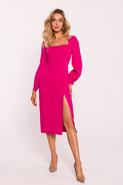 Made of Emotion Rochie cu crapatură înaltă
