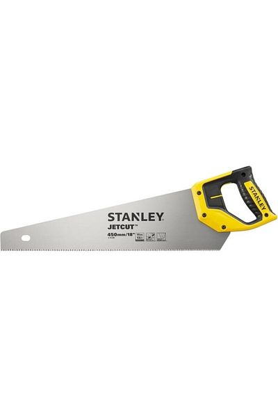 Stanley 11TPI Jet-Cut Induction-Hardened Teeth Fine Handsaw 18inch
