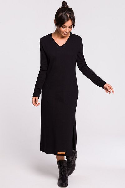 BEWEAR Rochie maxi cu gluga