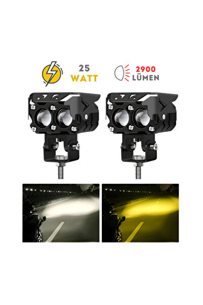 Knmaster Transformers 25w Motosiklet Led Sis Farı Takım