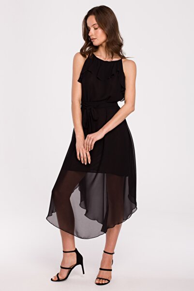 Makover Rochie asimetrica din sifon