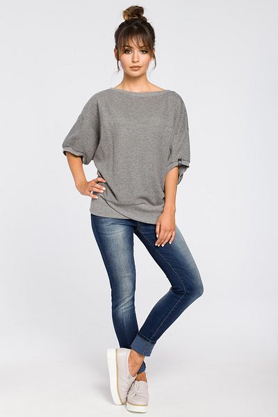 BEWEAR Oversized sweatshirt with kimono sleeves