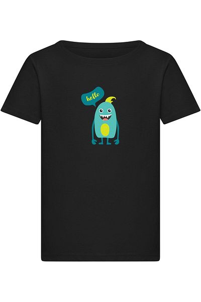 Merchcode Girls Monster Hello -  T-Shirt