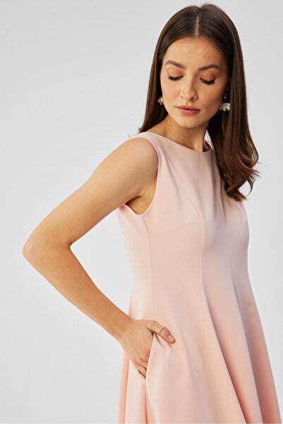 Stylove A sleeveless flared dress
