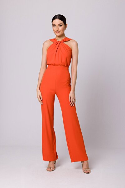 Makover Women's jumpsuit with exposed shoulders