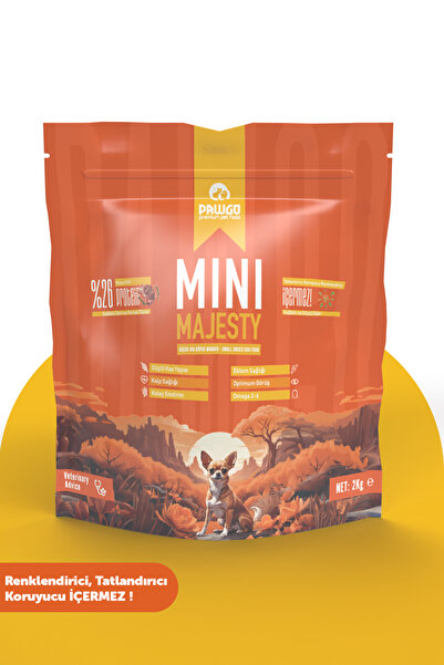 Mini Majesty 2 Kg | Küçük Irk | Kuzu Etli | Yetişkin Köpek Maması