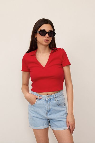 Addax Polo Neck Short Sleeve T-Shirt P1124-H2