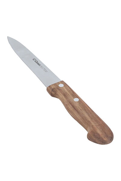Alsaif Gallery Al Saif Gallery Steel Kitchen Knife, 6 inch, Wooden Handle - B...