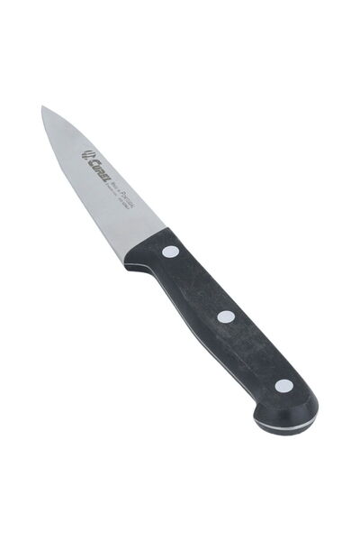 Alsaif Gallery Al Saif Gallery steel peeling knife, 10 cm, black-silver handle
