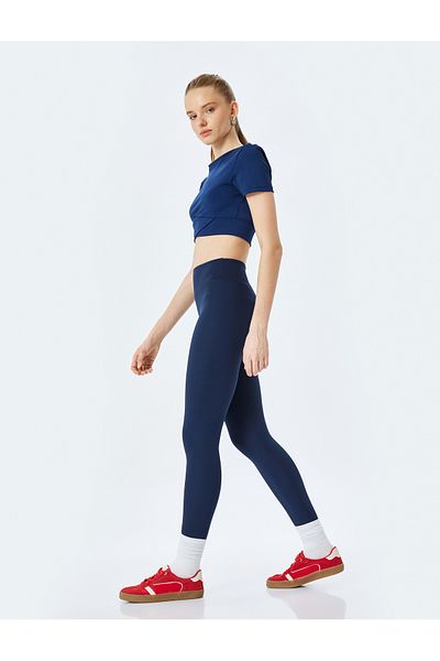 Koton Jambiere sport skinny fit cu cusături cu talie înaltă