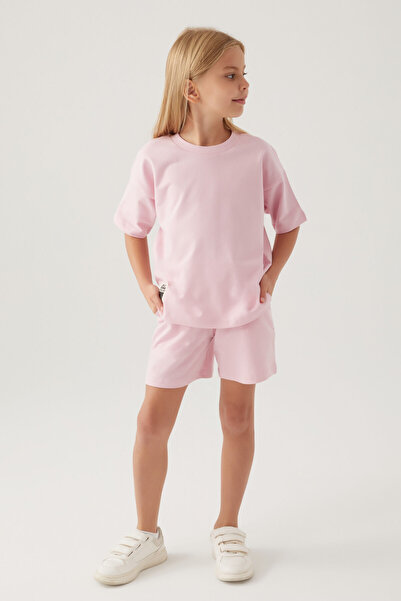 Rolypoly Girls' Pink Shorts Set