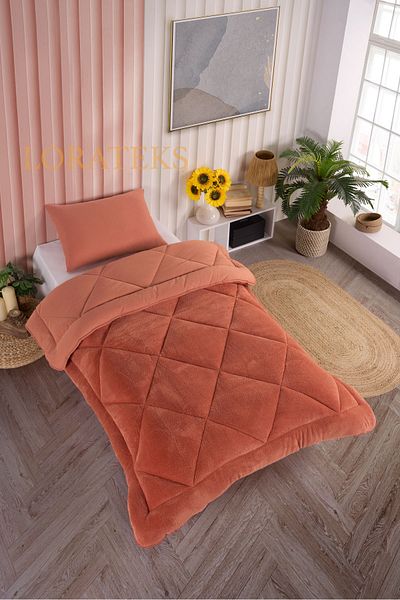 Lorateks Elisa Wellsoft Single Luxury Quilt Set - Sleeping Set with Double Sided Pillow and Case