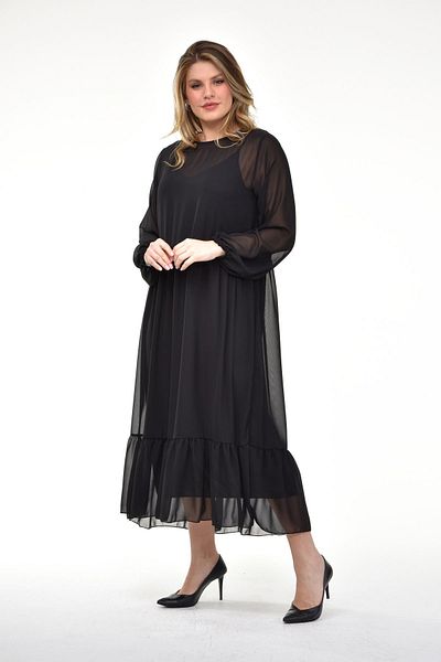 modayız Φόρεμα σιφόν Plus Size 29b-1924