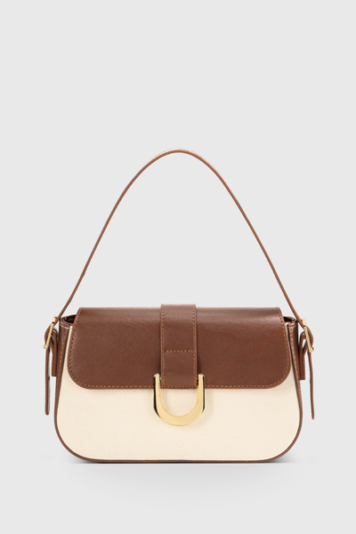 Housebags Canvas Women's Hand-shoulder Bag - Adjustable Strap, Magnet and Zipper Closure 263