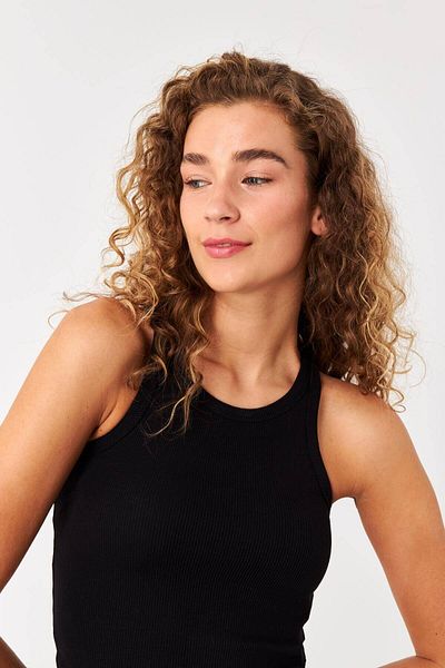 Addax Κάλυμμα κολάρου με κορδόνι Crop Tank Top A0942-x5