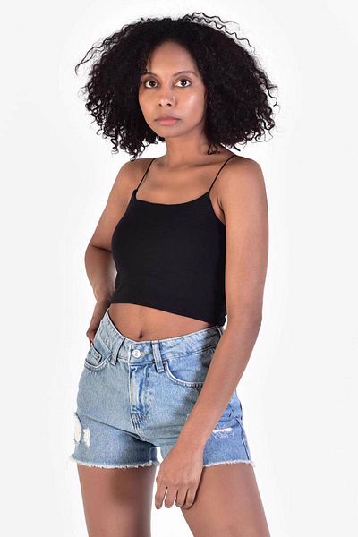 Addax Crop Bustier with Thin Straps B11957-R2