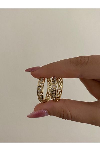 Akiha Aksesuar أقراط مميزة على شكل حجر عتيق Xuping