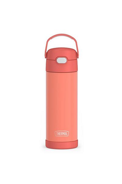 Thermos Funtainer Vacuum Insulated Double Wall Stainless Steel Water Bottle with Spout 16oz