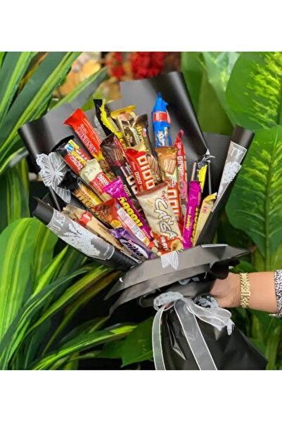 Fox Çiçek çikolata buketi hediye eşya özel gün seni seviyorum iyiki doğdun yenilebilir buket